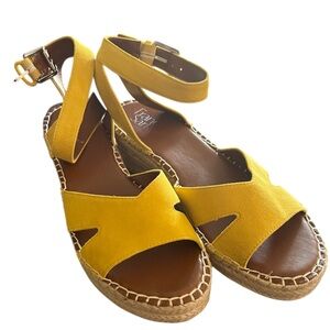 NIB~ Franco Sarto Women's Pellia Espadrille Wedge Sandal 9m NEW!!